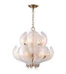 Glamour chandeliers - CosmoLight CANNES pendant lamp P12746BR - product 1