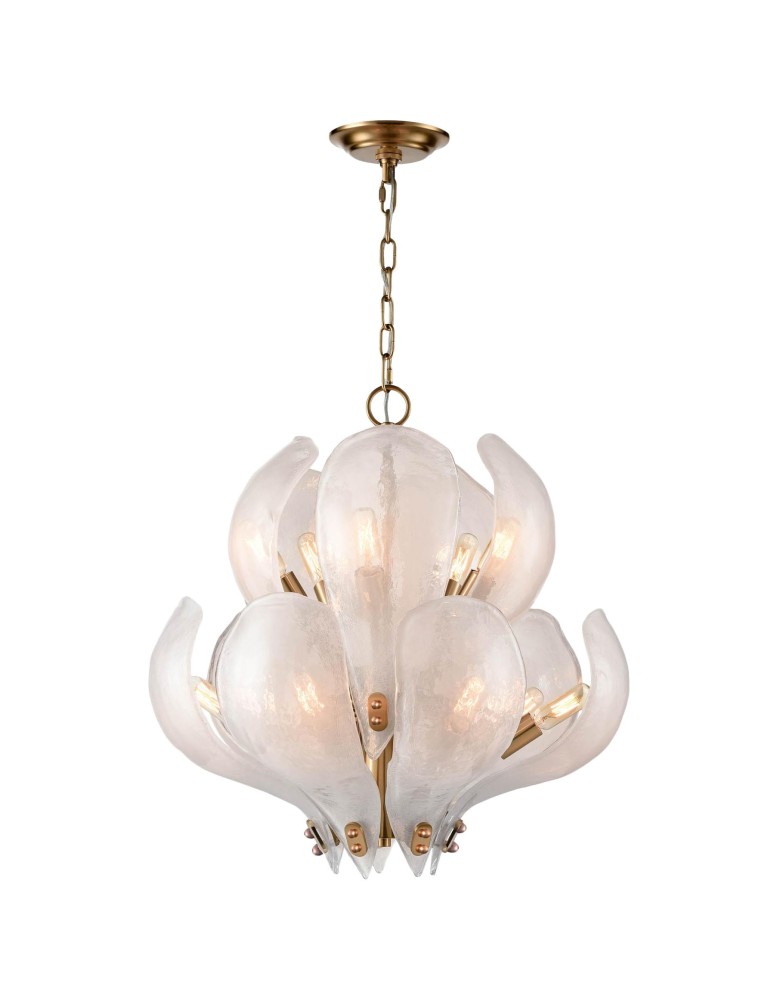 Glamour chandeliers - CosmoLight CANNES pendant lamp P12746BR - product kolory-swiatla.pl 1