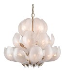 Glamour chandeliers - CosmoLight CANNES pendant lamp P22791BR - product 2