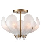 Ceiling lamps in brass - CosmoLight CANNES Plafond C07739BR - product 1