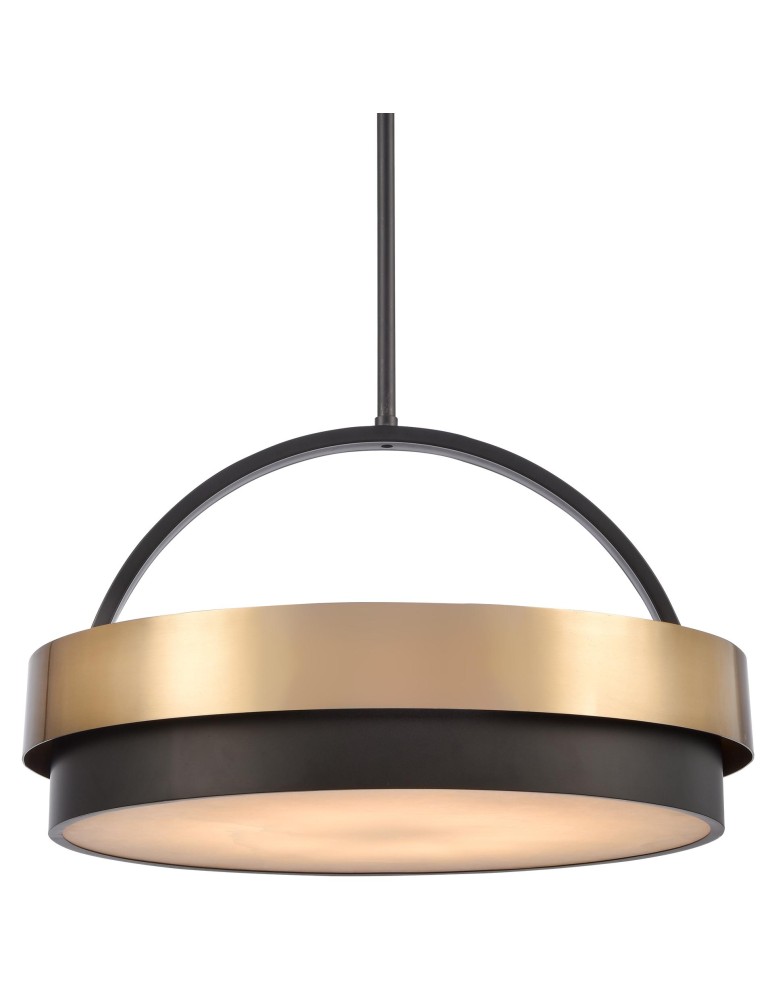 Pendant lamps with lampshade - CosmoLight COBURG pendant lamp P06753BR - product kolory-swiatla.pl 2