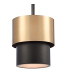 Pendant lamps with lampshade - CosmoLight COBURG pendant lamp P01777BR - product 2