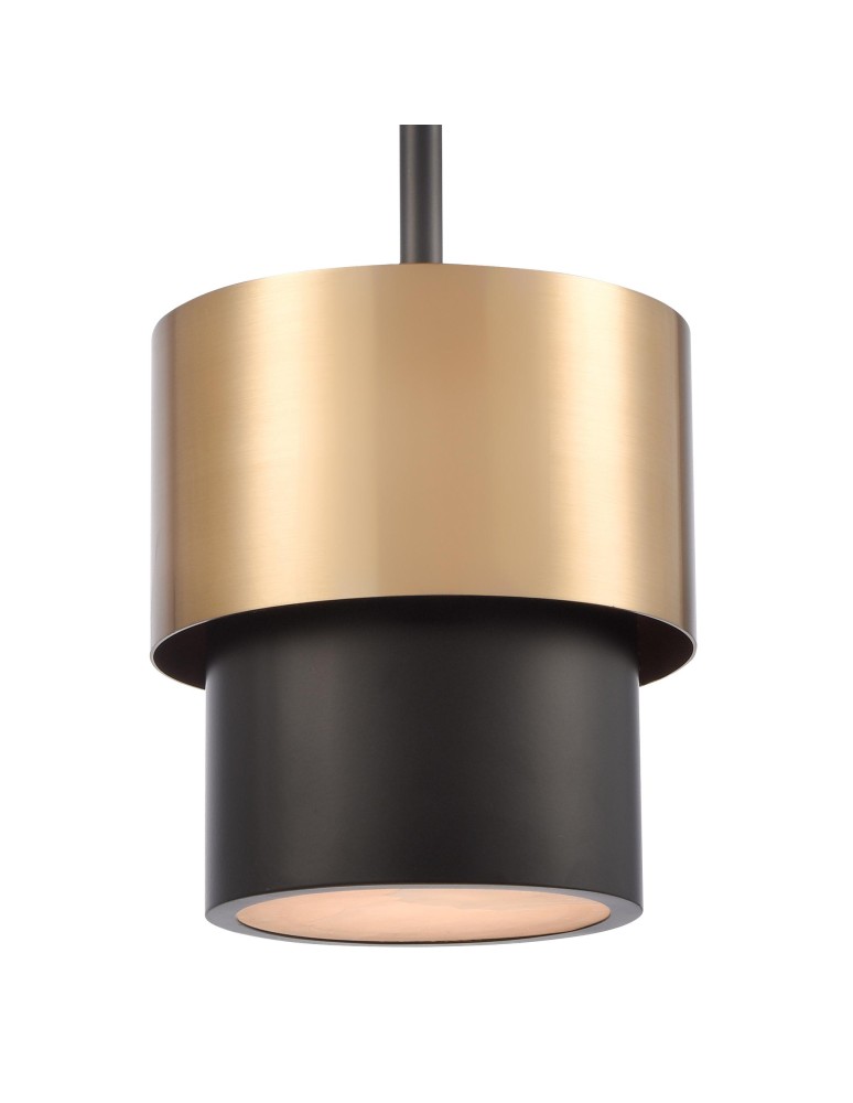 Pendant lamps with lampshade - CosmoLight COBURG pendant lamp P01777BR - product kolory-swiatla.pl 2