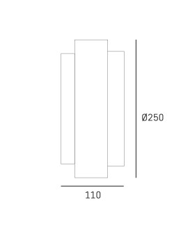 CosmoLight COBURG wall lamp W02784BR - product 2