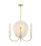 4 point chandelier - CosmoLight MODENA pendant lamp P04814BR - product 1