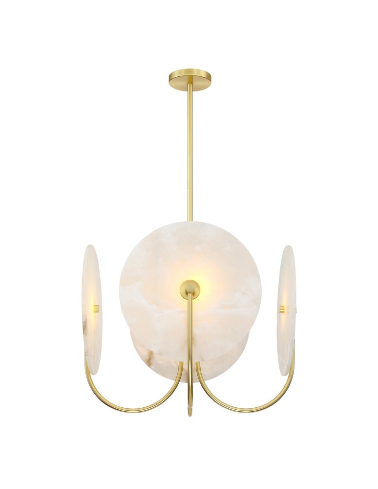 4 point chandelier - CosmoLight MODENA pendant lamp P04814BR - product kolory-swiatla.pl 1