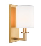 Wall lamps with lampshade - CosmoLight LILLE wall lamp W01906BR - product 1