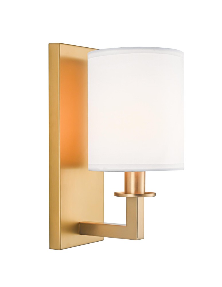 Wall lamps with lampshade - CosmoLight LILLE wall lamp W01906BR - product kolory-swiatla.pl 1