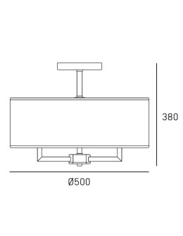 CosmoLight Plafon LILLE C05920BR - produkt 2