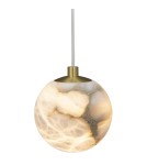 Single pendant lamps - CosmoLight VOLTERRA pendant lamp P01968BR - product 1