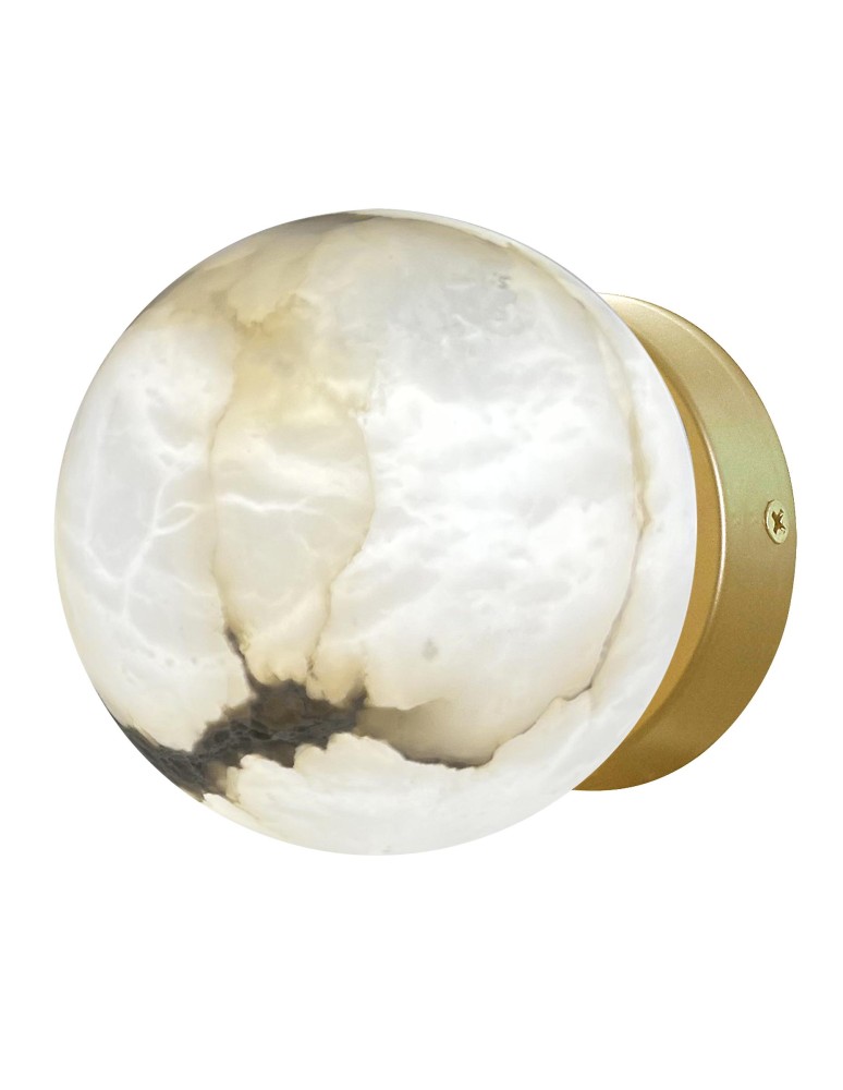 Retro wall lamps - CosmoLight Wall lamp VOLTERRA W01975BR - product kolory-swiatla.pl 3