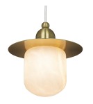 Single pendant lamps - CosmoLight VOLTERRA pendant lamp P01982BR - product 1