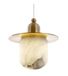 Single pendant lamps - CosmoLight VOLTERRA pendant lamp P01982BR - product 3