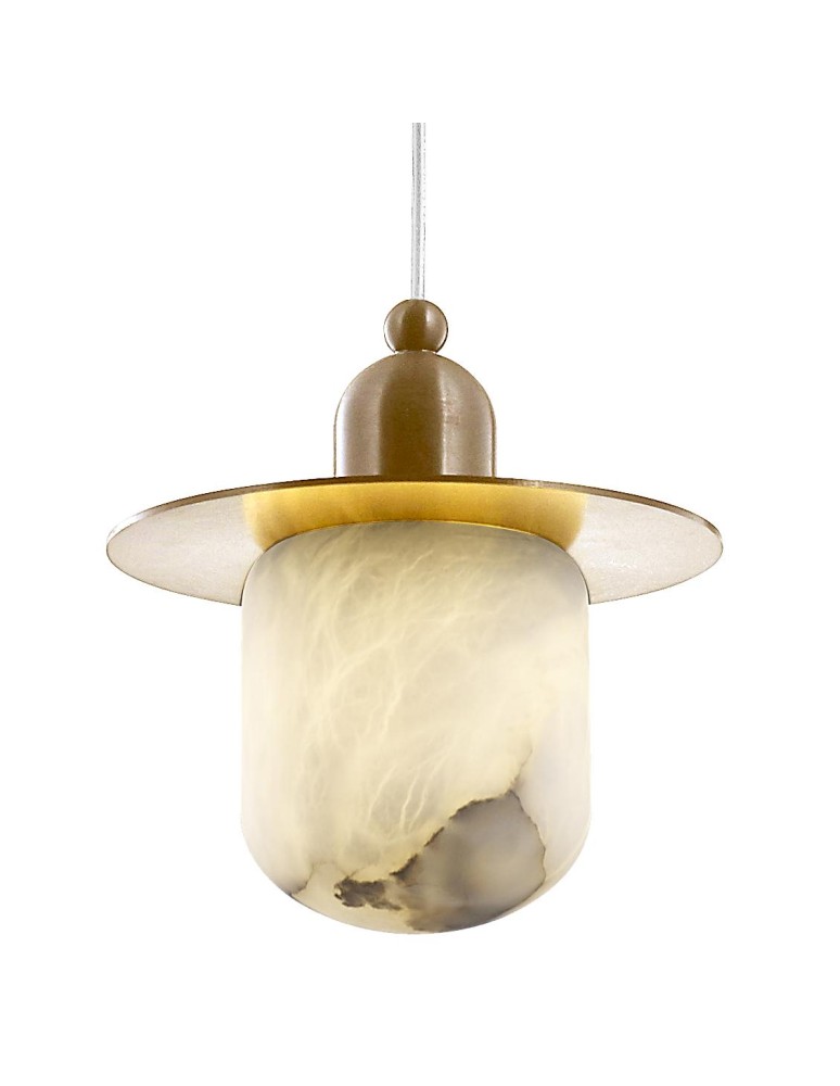 Single pendant lamps - CosmoLight VOLTERRA pendant lamp P01982BR - product kolory-swiatla.pl 3