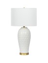 CosmoLight MURCIA table lamp T01033BR-WH.