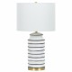 CosmoLight Lampa stołowa COASTAL T01026BR-WH