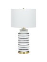CosmoLight COASTAL table lamp T01026BR-WH.