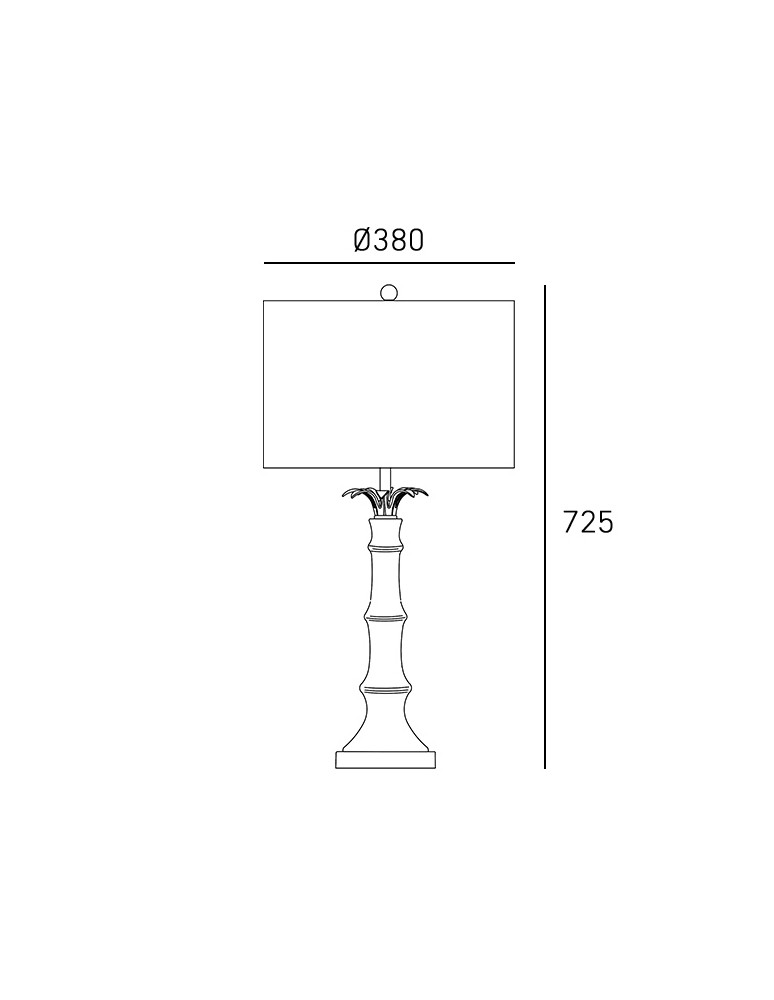 Table lamps with lampshade - CosmoLight LOBOC table lamp T01019BR-WH. - product kolory-swiatla.pl 2