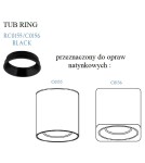 Rings - Maxlight Black Decorative Ring For Tub RC0155/C0156 BLACK - product 2