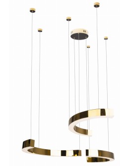 Maxlight Lotus 40W Gold Dimmable P0394D Pendant Lamp.