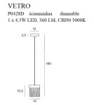 Pendant lamps - Maxlight Vetro Pendant Lamp P0428D. - product 2