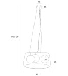 Pendant lamps - Maxlight Koshi II Pendant Lamp P0499 - product 5