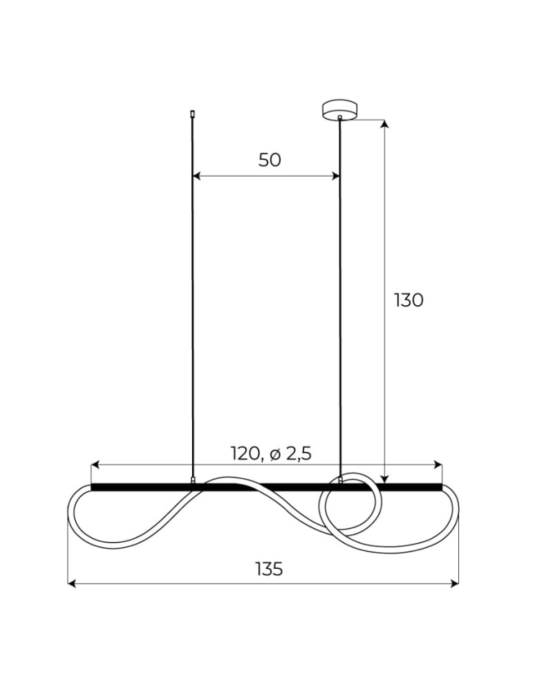 Pendant lamps - Maxlight Laguna Pendant Lamp P0512 - product kolory-swiatla.pl 2