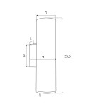 Adjustable wall lamps - Maxlight Wall lamp Laxer White W0331 - product 3