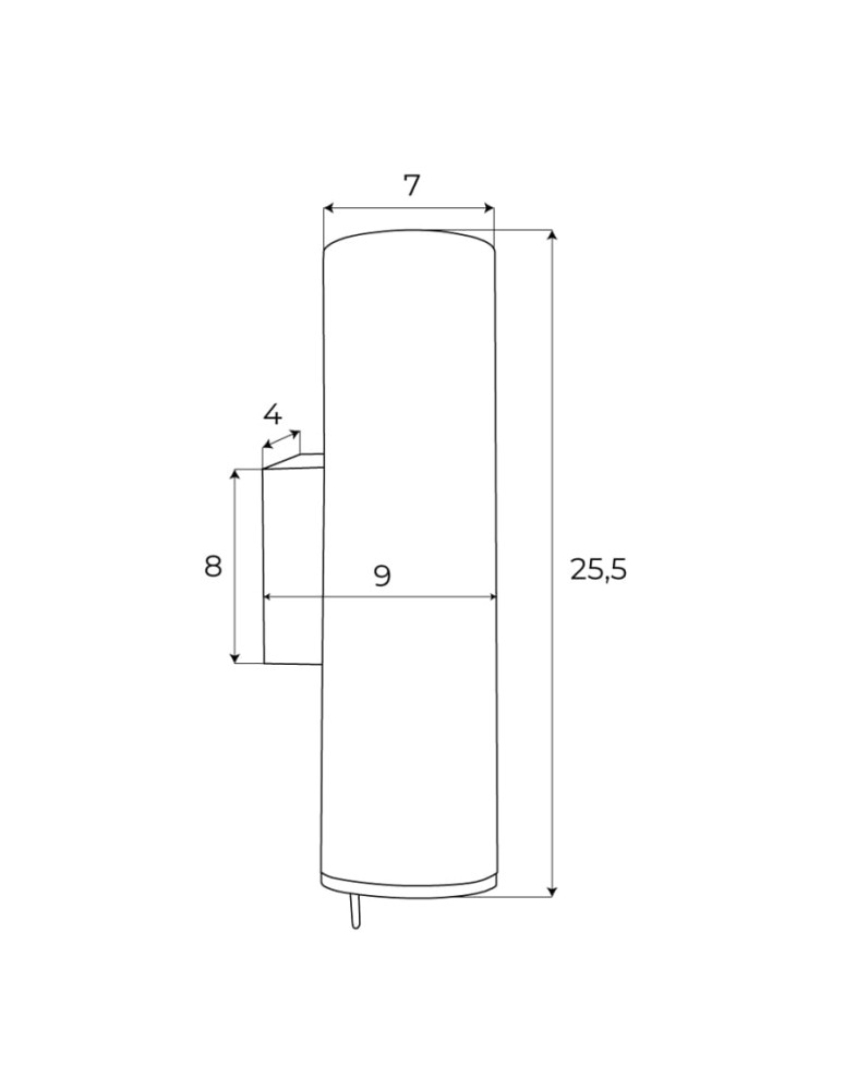 Adjustable wall lamps - Maxlight Wall lamp Laxer White W0331 - product kolory-swiatla.pl 3