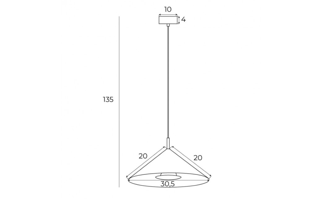 MAXLight P0505 Lampa Wisząca Vulcano I