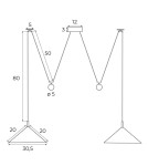 Pendant lamps - Maxlight Vulcano II P0506 Pendant Lamp. - product 2