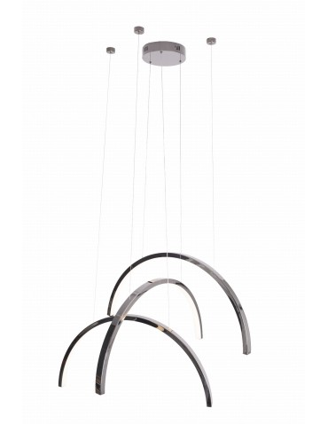 MAXLight P0508 Lampa Wisząca Trio Arc Shiny Black