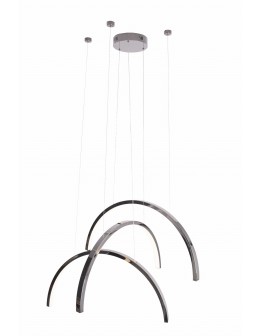 MAXLight P0508 Lampa Wisząca Trio Arc Shiny Black