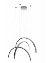 View Maxlight Trio Arc Polished Black P0508 Pendant Lamp.