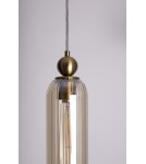 Pendant lamps - Maxlight Campanila Champagne Glass Pendant Lamp P0510 - product 2