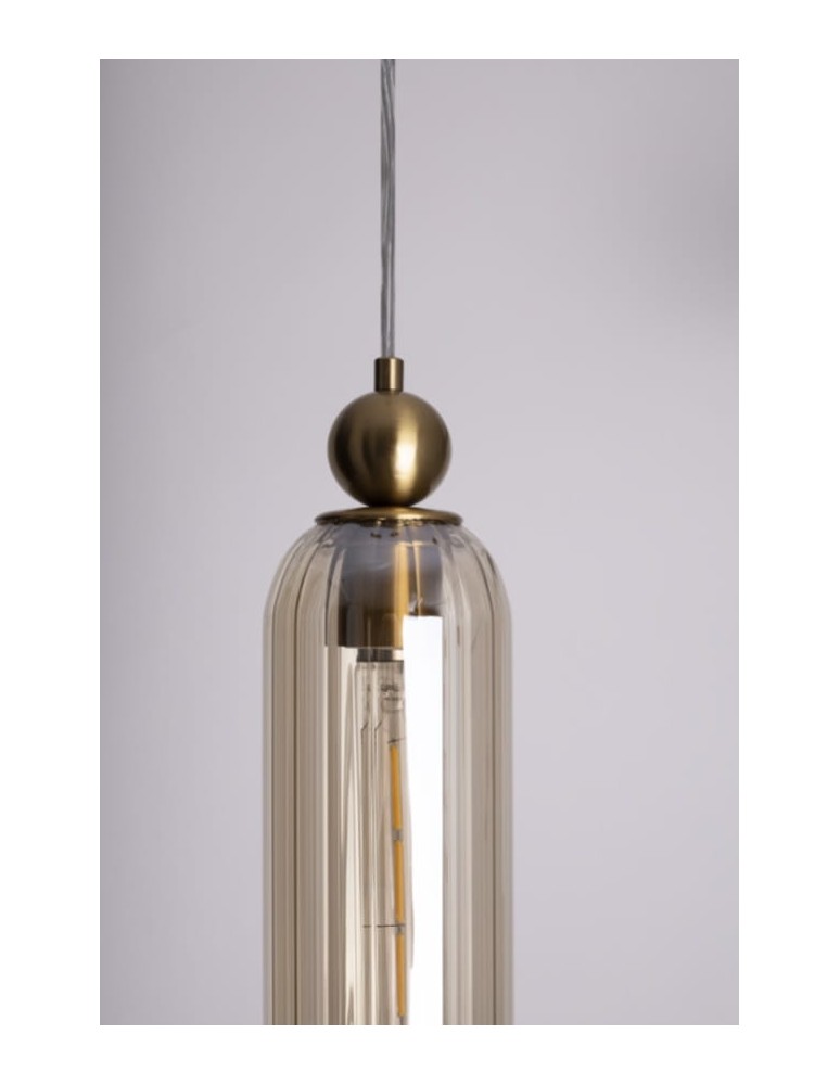 Pendant lamps - Maxlight Campanila Champagne Glass Pendant Lamp P0510 - product kolory-swiatla.pl 2