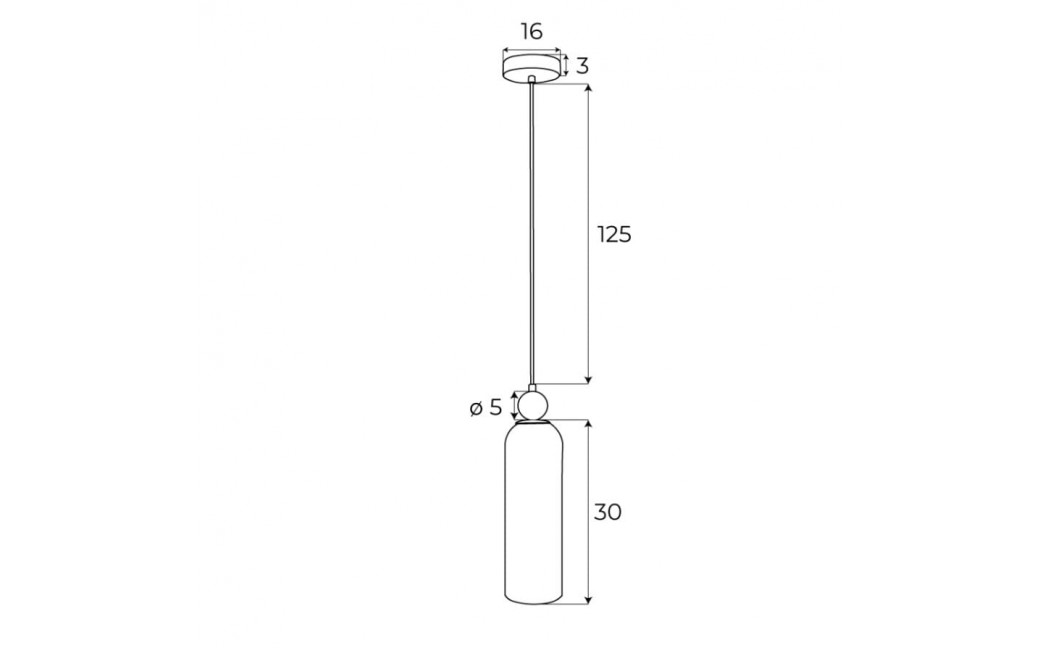 MAXLight P0510 Lampa Wisząca Campanila Champagne Glass