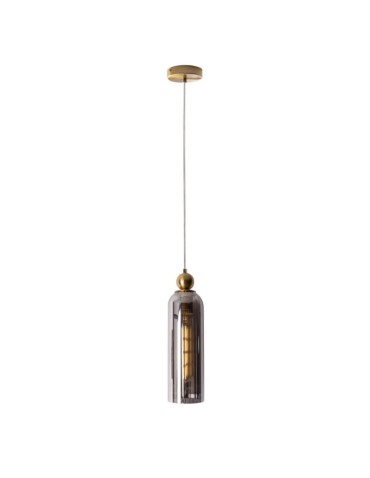 MAXLight P0511 Lampa Wisząca Campanila Smoky Glass
