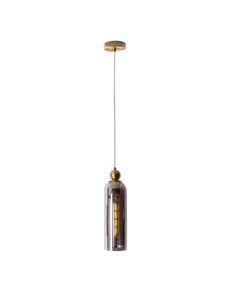 Pendant lamps - Maxlight Campanila Smoky Glass Pendant Lamp P0511 - product kolory-swiatla.pl 1