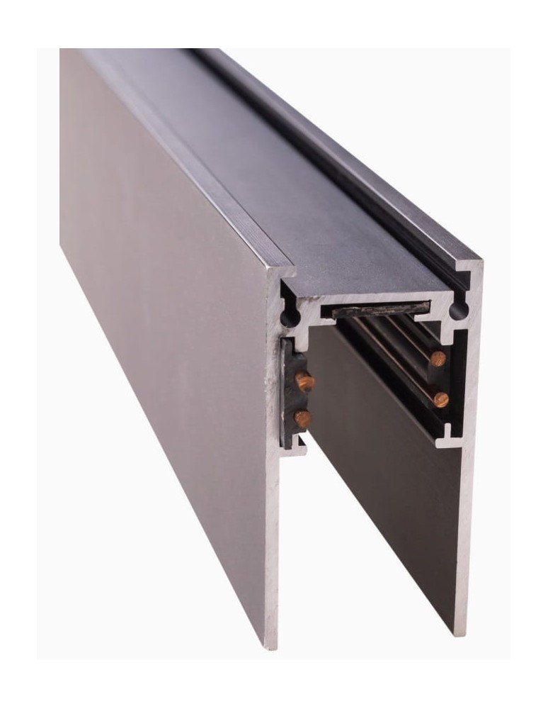 Magnetic rails - Maxlight Magnetic Rail Deep, Surface Mounted, 1 meter, Black MT0001 - product kolory-swiatla.pl 1