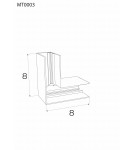 Accessories for magnetic busbars - Maxlight Angle 90°. Deep. Ceiling or Wall Mounting. For MT0001, MT0002 MT0003 rails. - product 2
