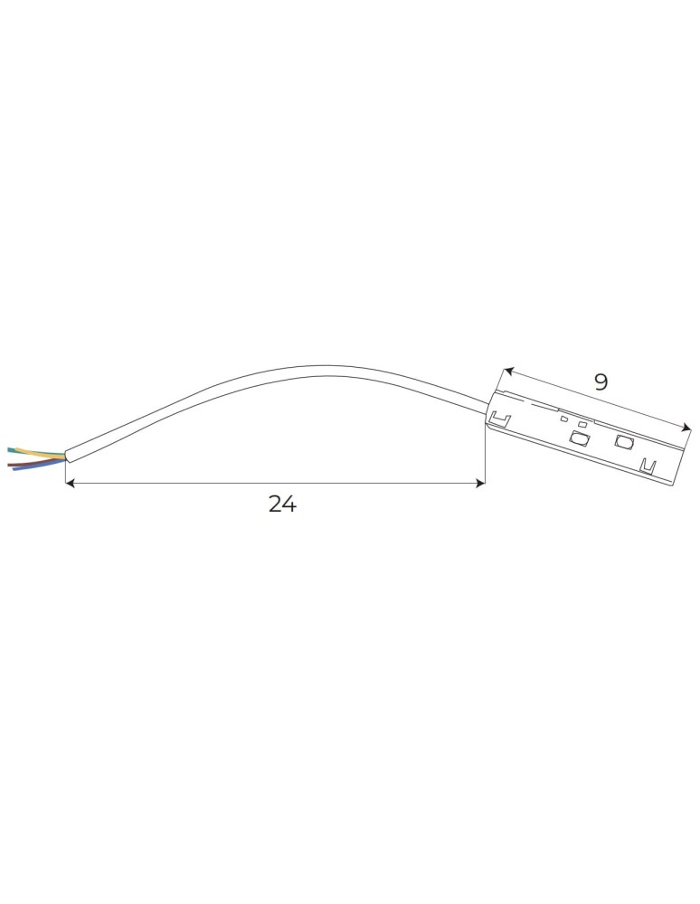 Accessories for magnetic busbars - Maxlight Power Rail Using External Power Supply Ma0007 MA0001 - product kolory-swiatla.pl 2