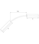 Accessories for magnetic busbars - Maxlight Connecting the Power Supply Between Two Rails When Angle Bracket is Used MA0003 - product 2