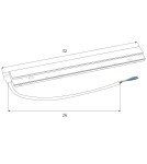 Accessories for magnetic busbars - Maxlight Internal Power Supply 100W For Magnetic Buses MA0004 - product 2