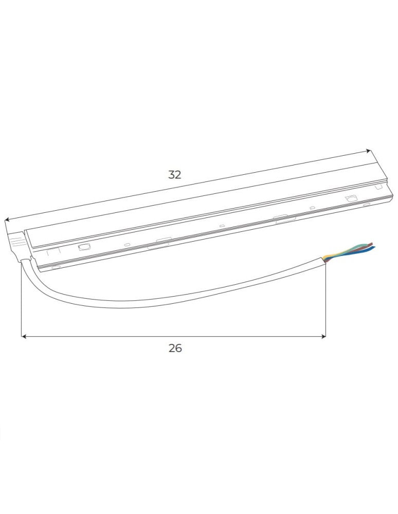 Accessories for magnetic busbars - Maxlight Internal Power Supply 100W For Magnetic Buses MA0004 - product kolory-swiatla.pl 2