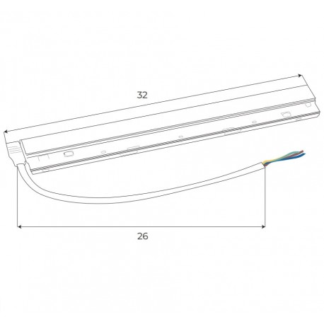 MAXLight Magnetic MA0004 Zasilacz wewnętrzny 100W do szyn magnetycznych