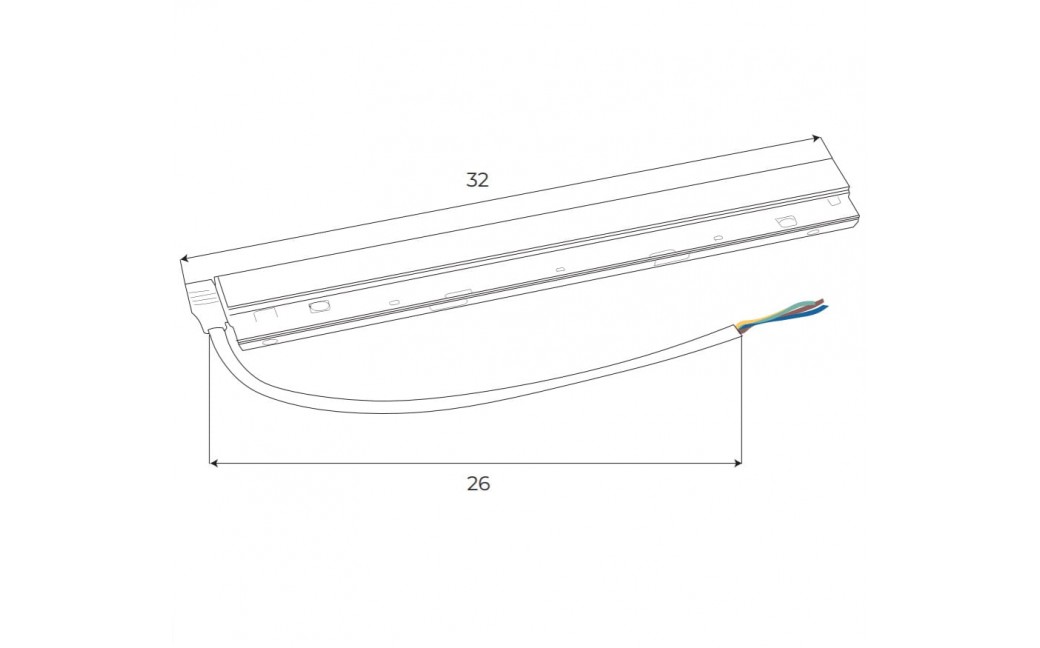 MAXLight Magnetic MA0004 Zasilacz wewnętrzny 100W do szyn magnetycznych