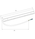 Accessories for magnetic busbars - Maxlight Internal Power Supply 200W For Magnetic Buses MA0005 - product 2