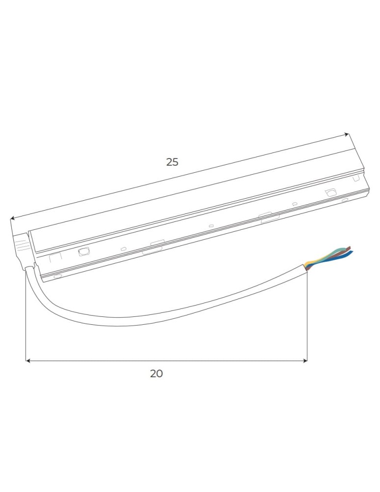 Accessories for magnetic busbars - Maxlight DALI Internal Power Supply 100W For Magnetic Buses MA0006 - product kolory-swiatla.pl 2