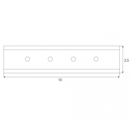 MAXLight Magnetic MA0009 Adaptor do łączenia szyna + szyna (1 sztuka) MT0001, MT0002, MT0011, MT0012